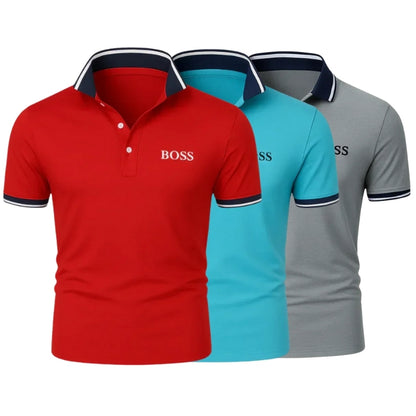 [BUY 2 GET 3] Essential Kit Polo Shirts 3-Pack