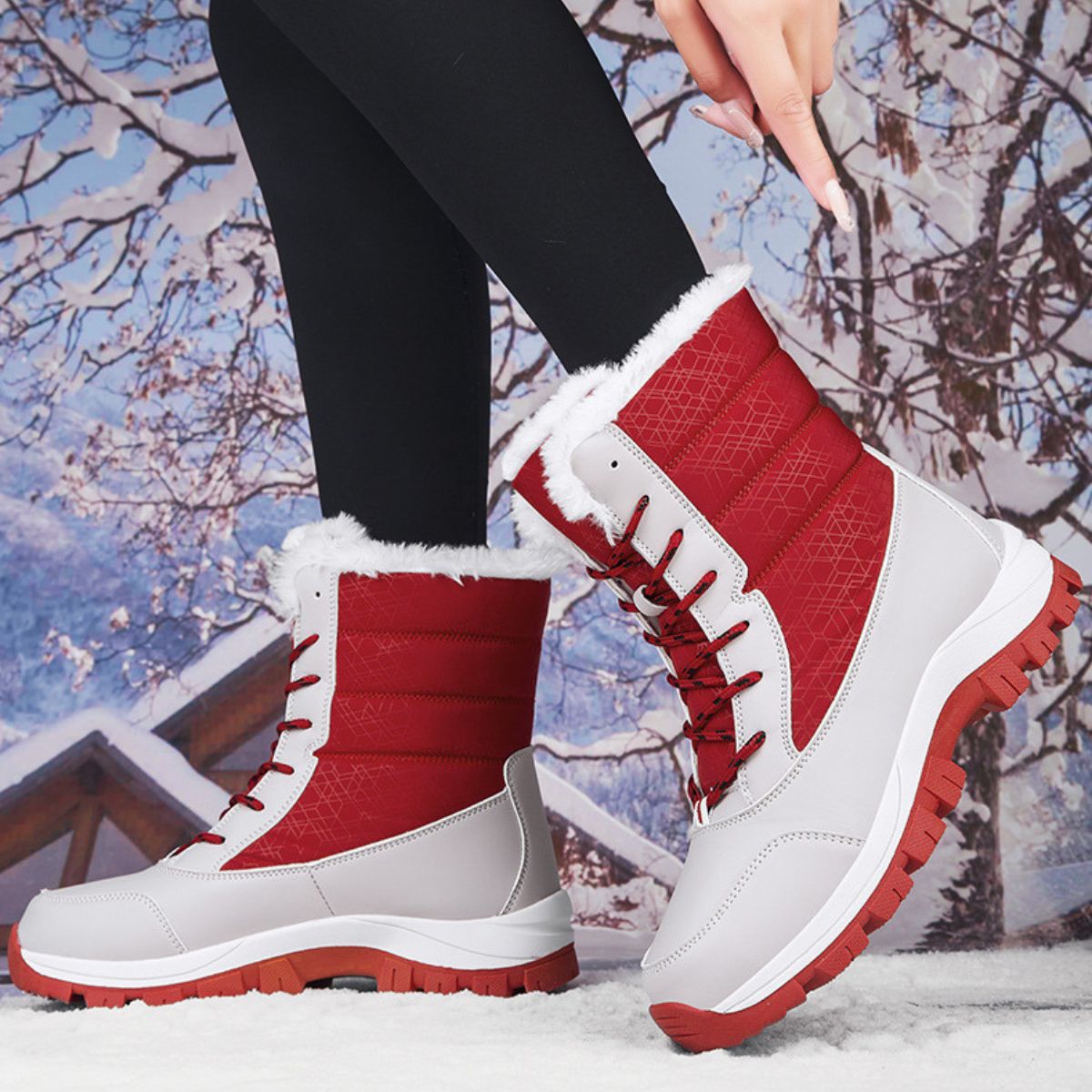 Eirah - Thermische Laars van Warm, Zacht en Antislip Fleece