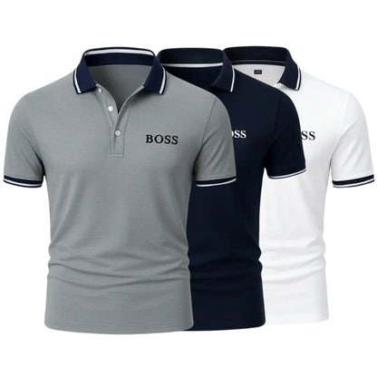 [BUY 2 GET 3] Essential Kit Polo Shirts 3-Pack